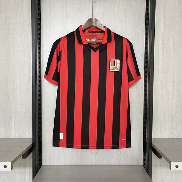 Camisa AC Milan 125 Anos Edição Comemorativa 24/25 - Vermelha - Torcedor Masculina