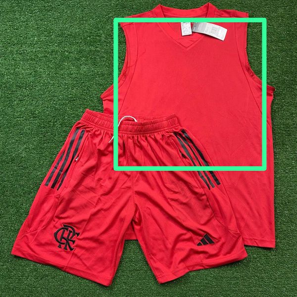 Conjunto Treino Regata + Short Flamengo 23/24 Verm... - FORTAL IMPORTADORA