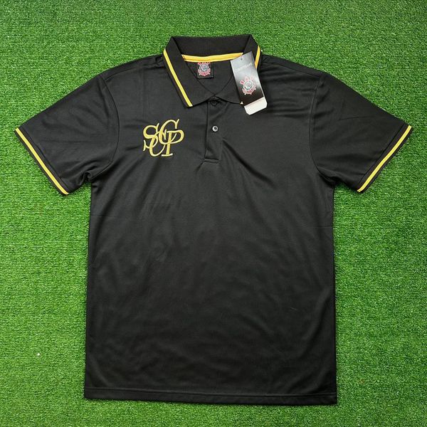 Camisa Corinthians Edição Especial - Gola Polo - Preto - Torcedor Masculina