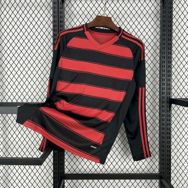 Camisa Flamengo Manga Longa Home I 25/26 - Vermelha - Torcedor Masculina