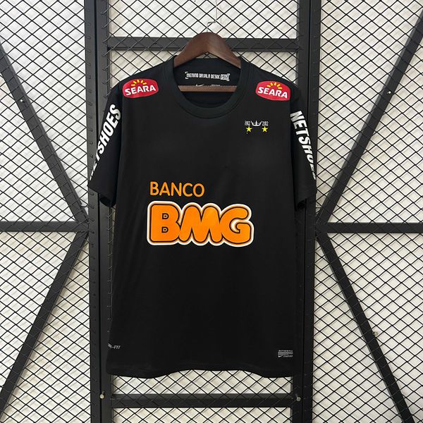 Camisa Santos Retrô Home I 11/12 Edição Especial - Preta - Torcedor Masculina