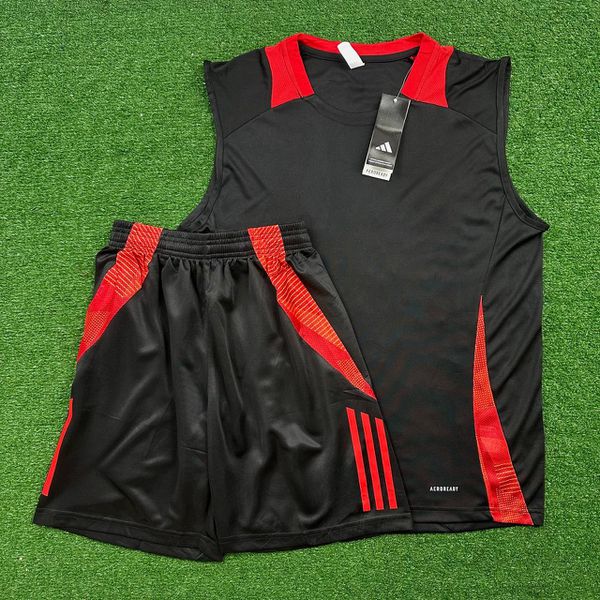 Conjunto Treino Regata e Short Internacional 25/26 - Preto - Masculino