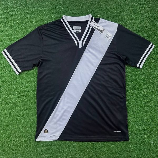  Camisa Vasco da Gama Home 25/26 - Releitura Kappa - Retrô 1974 - Torcedor Masculina