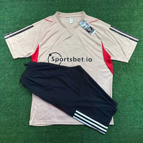 Conjunto Treino "Soberano" 22/23 Meia Calça + Camisa - Bege