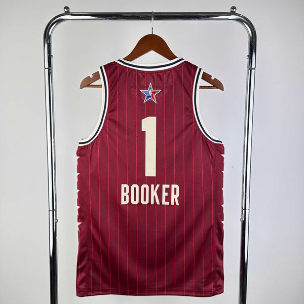 NBA All Star Game 23/24 Devin Booker #1 Vermelho -... - FORTAL IMPORTADORA