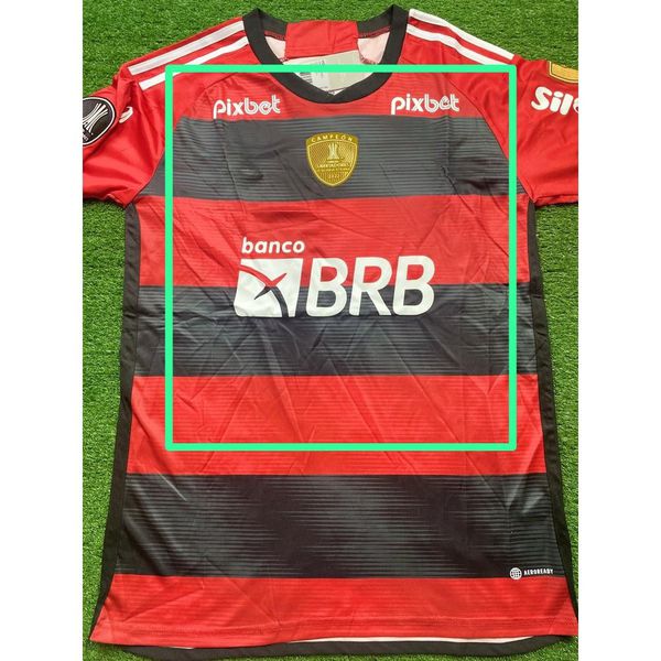 Flamengo Home 23/24 - Patrocínio + Patchs - Torced... - FORTAL IMPORTADORA