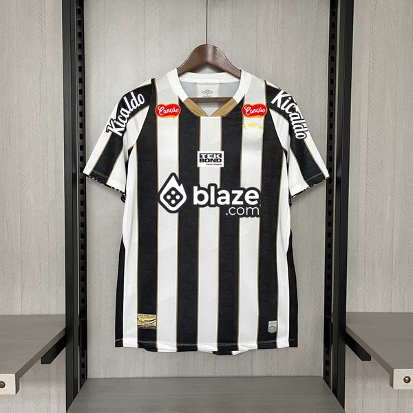 Camisa Santos Away II 24/25 - Branca - Torcedor Masculina (Patrocínios)
