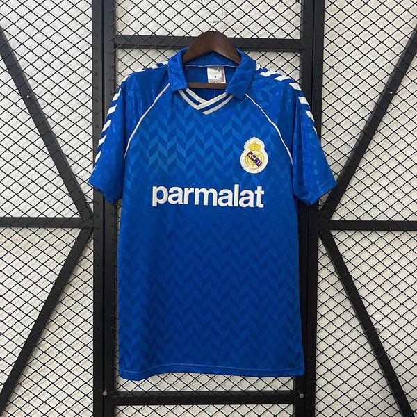 Camisa Retrô Real Madrid Home I 1988 - Vermelha - Masculina