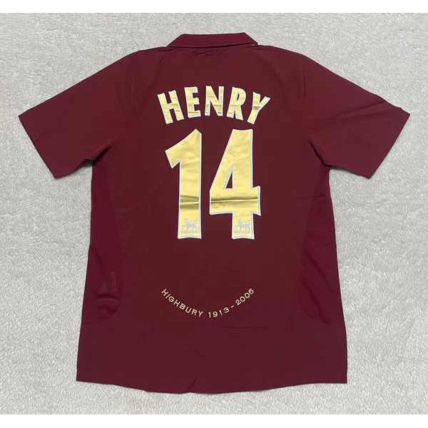 Camisa Retrô Arsenal Home I 05/06 - Henry #14 - Vi... - FORTAL IMPORTADORA