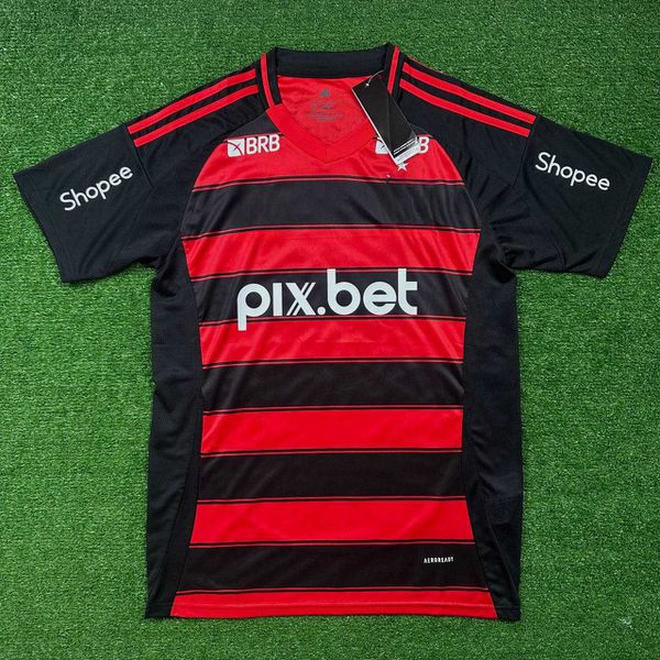 (PIXBET) Camisa Flamengo Home I 25/26 Com Patrocínios - Torcedor Masculina