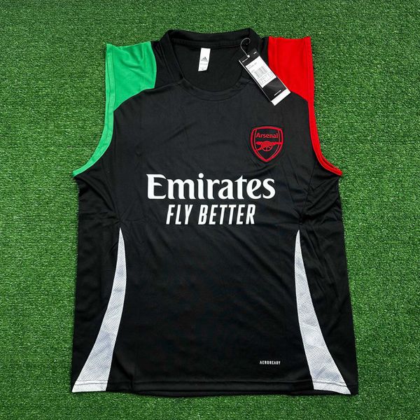Regata Arsenal Fc Treino 24/25 Preto/vermelho/verde