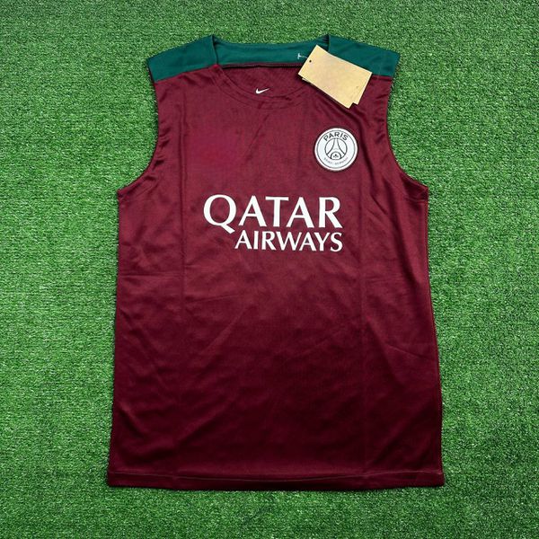 Regata Psg 2024/25 - Vinho/ Detalhe Verde