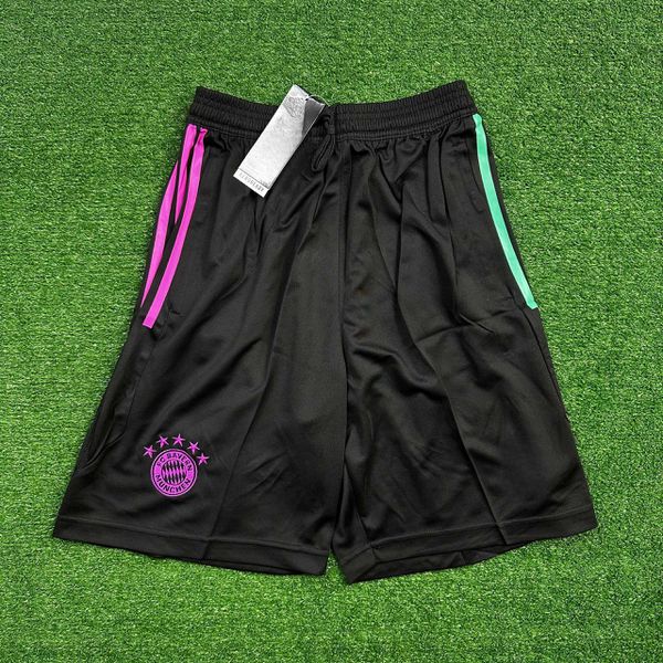 Short Bayern De Munique 23/24 Preto/verde/ROSA (ESCUDO ROSA)