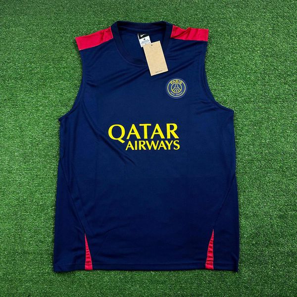 Regata Psg - Azul Marinho 22/23 (detalhes Vermelho... - ATACADO ESPORTIVO