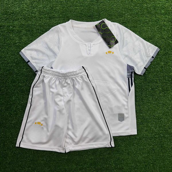 Conjunto Infantil Santos Home I 24/25 - Branca - 5... - ATACADO ESPORTIVO