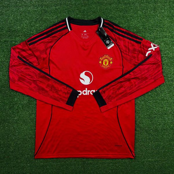 Camisa Manga Longa Manchester United Home I 25/26 ... - ATACADO ESPORTIVO