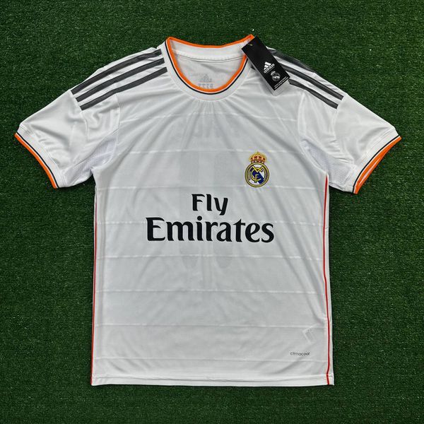 Camisa Retrô Real Madrid Home I 13/14 - Branca - Bale #11
