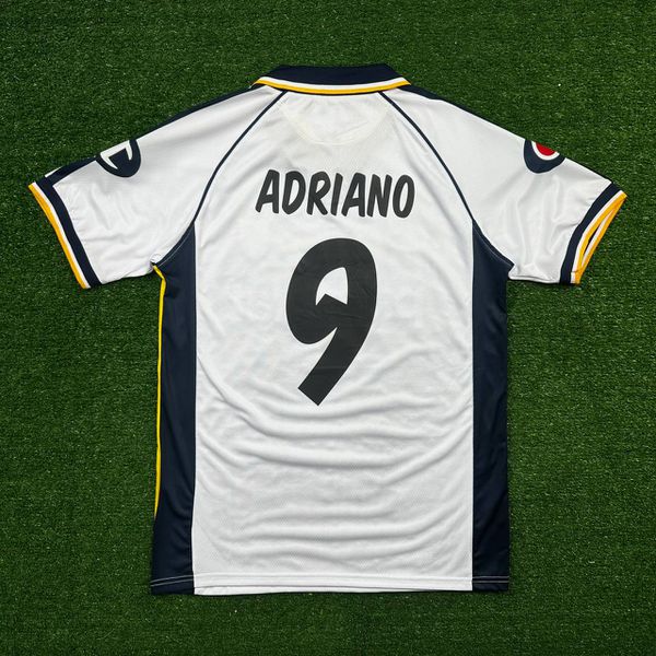 Camisa Polo Retrô Parma Home I 03/04 - Adriano #9-... - FORTAL IMPORTADORA