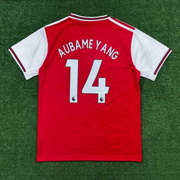 Camisa Retrô Arsenal Home I 2020 - Aubame yang #14 - Vermelha/Branca - Torcedor Masculina 
