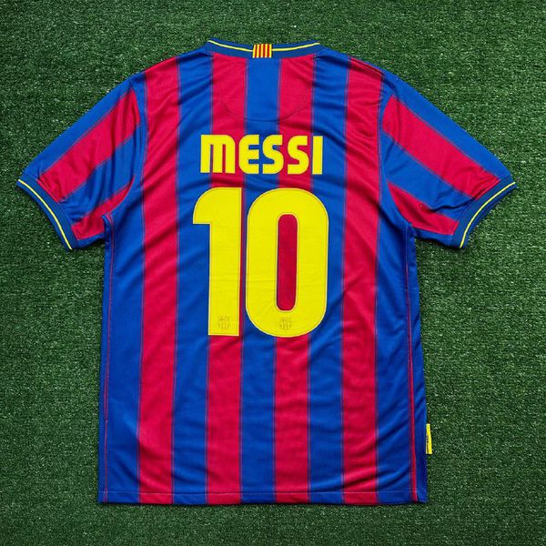 Camisa Retrô Barcelona Home I 09/10 - Messi #10 - ... - FORTAL IMPORTADORA