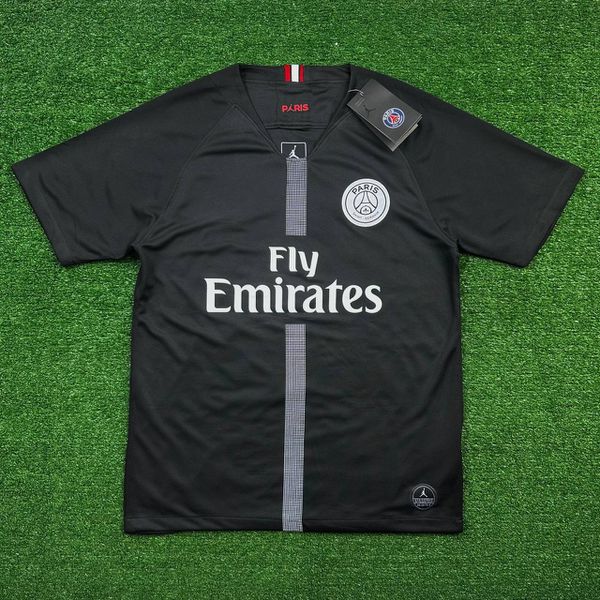 Camisa Retrô PSG Champions League 18/19 - Jordan - Preta