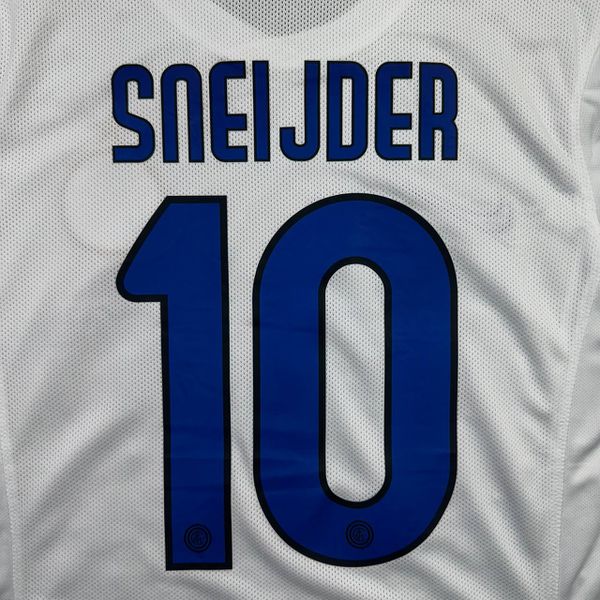Camisa Retrô Inter de Milão Away II 10/11 - SNEIDJER 10 - Branca - Torcedor Masculina