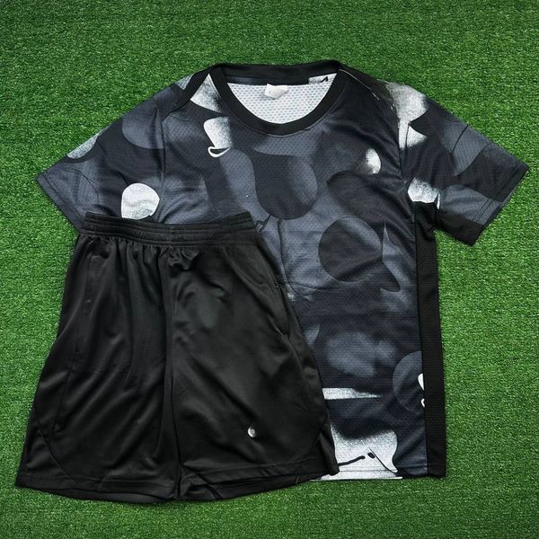 Conjunto Treino Camisa + Short Corinthians 25/26 - Preto - Adulto