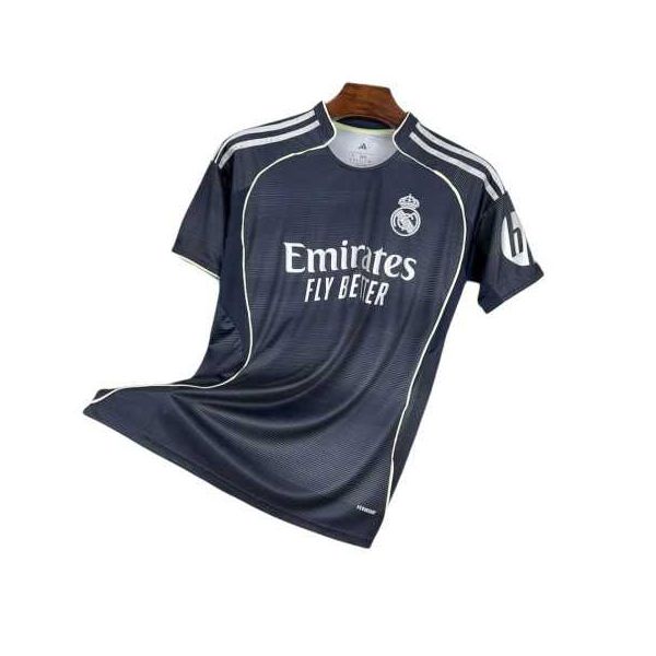  Camisa Real Madrid Away 25/26 - Azul - Torcedor M... - FORTAL IMPORTADORA