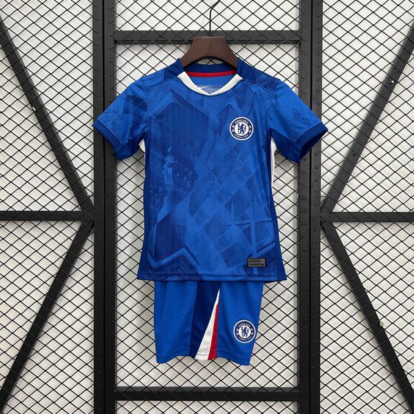Conjunto Infantil Chelsea Home I 25/26 - Azul - C... - FORTAL IMPORTADORA