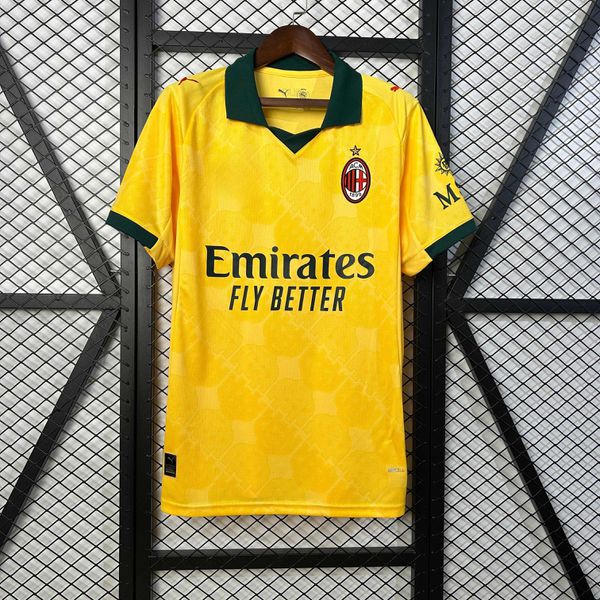 Camisa AC Milan Third III 25/26 - Amarela - Torced... - FORTAL IMPORTADORA