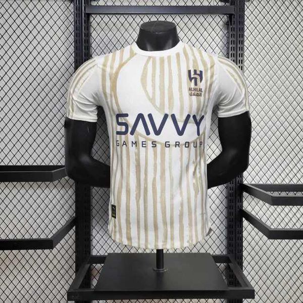 Camisa Al-Hilal Away II 25/26 'Mundial de Clubes 2025' - Bege - Jogador Masculina