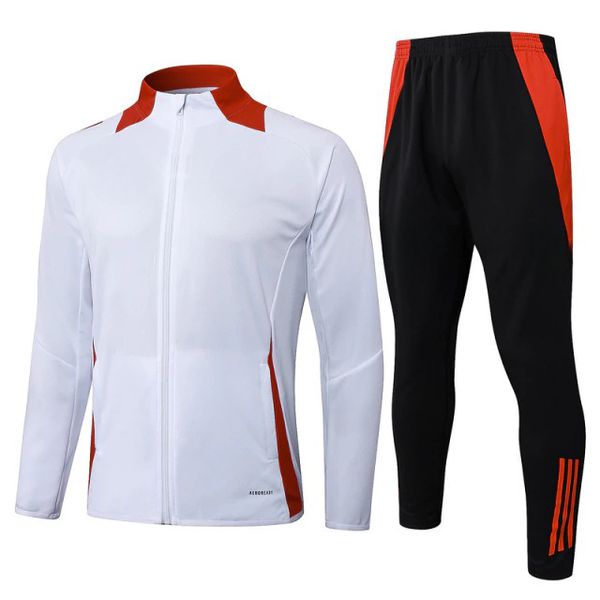 Conjunto Agasalho Treino Internacional 25/26 - Zíper Completo - Branco