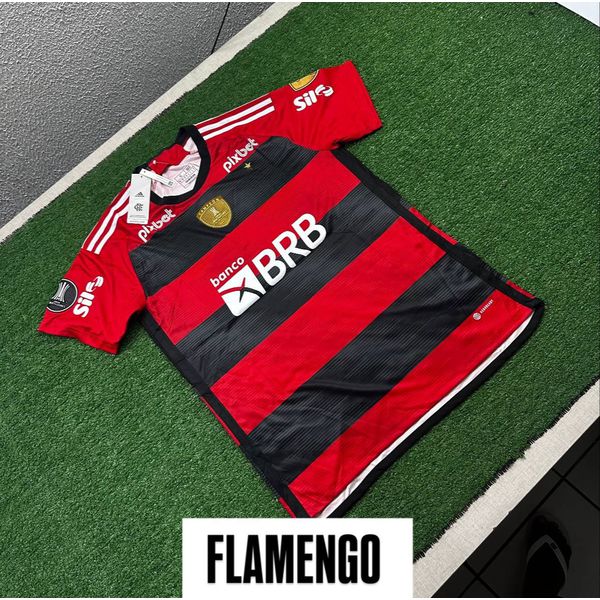 (DEFEITO) Camisa Home 23/24 - Patrocínio + Patchs ... - FORTAL IMPORTADORA