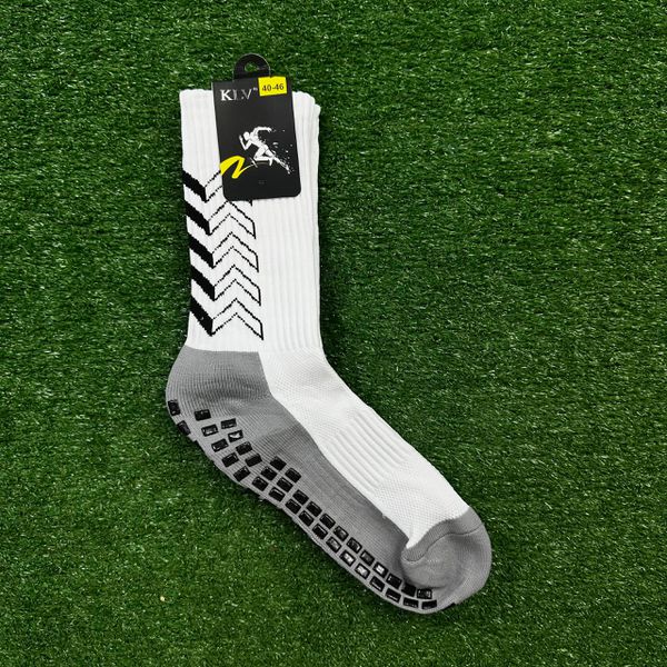 Meia Antiderrapante Esportiva Klv - Branco - KLV03 - FORTAL IMPORTADORA
