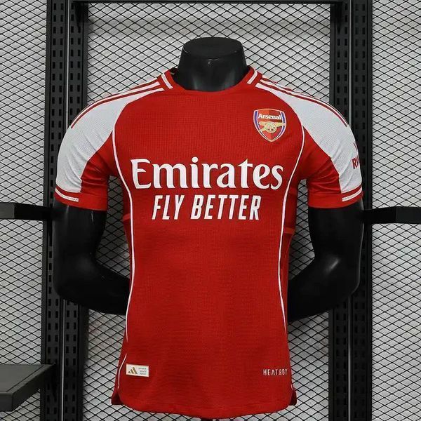 Camisa Arsenal 25/26 ED. Especial- Vermelha e Bran... - ATACADO ESPORTIVO