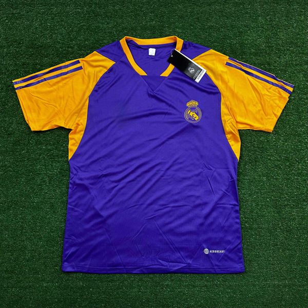 Camisa Real Madrid 2023/24 - Roxo/Amarelo