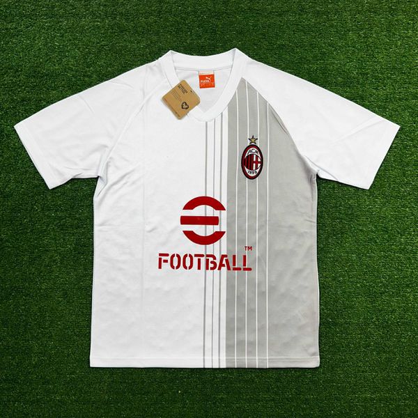 AC Milan 2023 Camisa Branco/preto