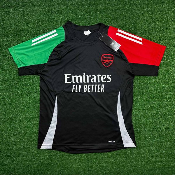 Camisa Arsenal FC - 24/25 Preto/Vermelho/Verde