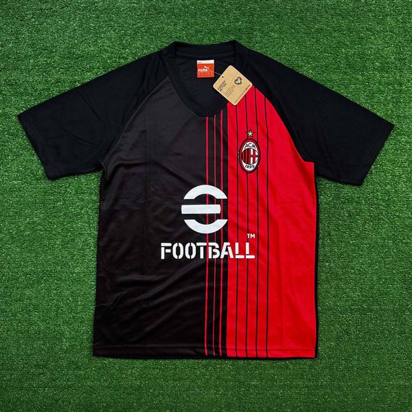 Camisa AC Milan 2023 - Preto/vermelho
