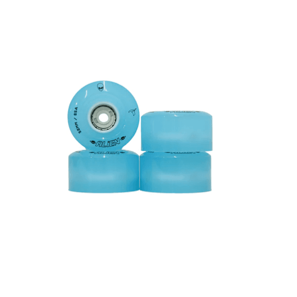 Jogo 4 Rodas Quad Led Azul Traxart