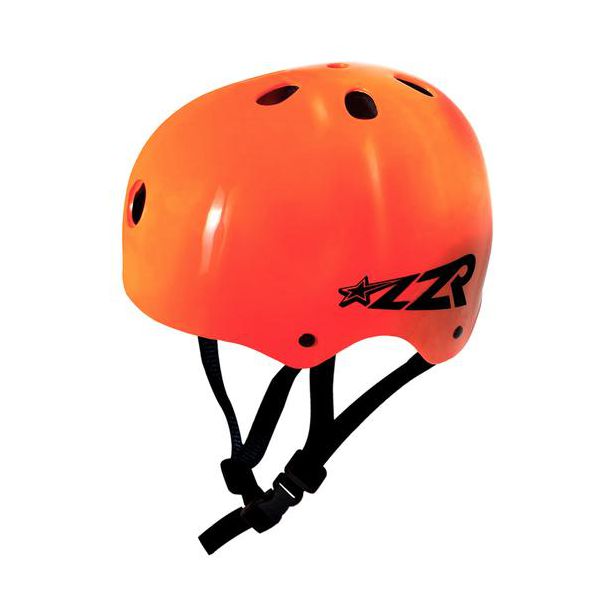 Capacete Traxart LZR Neon Laranja para Patins Skate e Bicicleta DX068