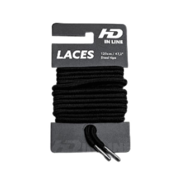 Par de Cadarços HD Inline Para Patins Preto