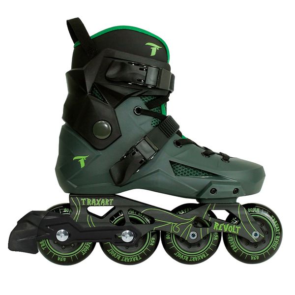 Patins Inline Freestyle Urban Traxart Revolt Verde