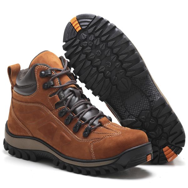 Bota Masculina Adventure Cinza em Couro