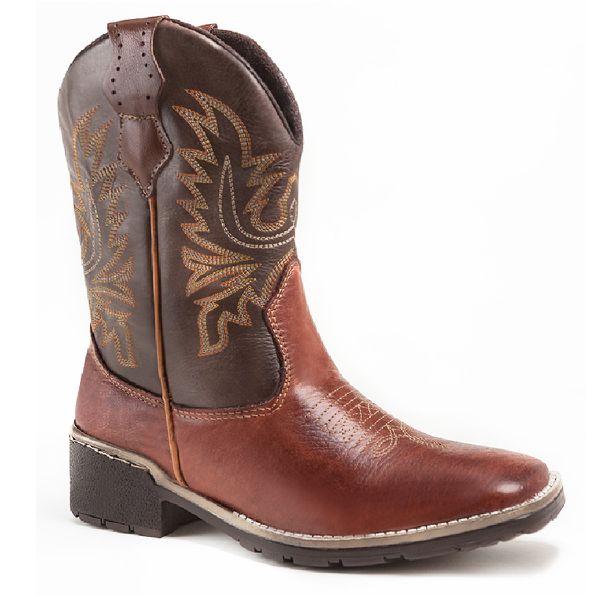 Bota Texana Country Masculina Cano Longo Marrom