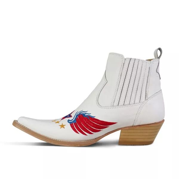 Botina masculina hot sale branca