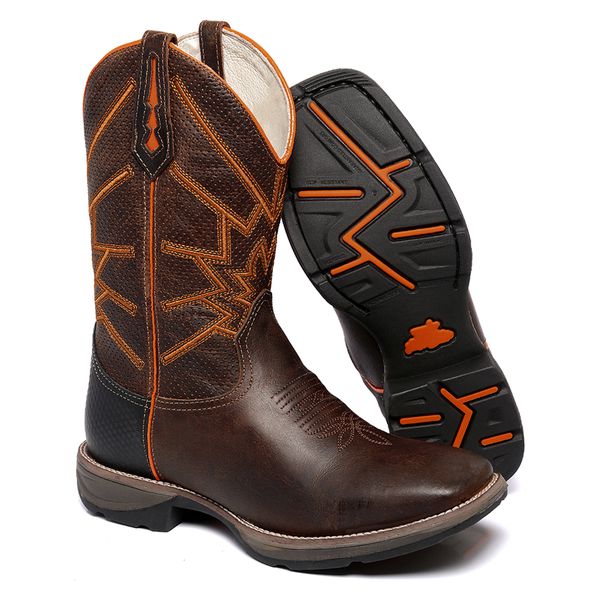 Bota laranja masculina online