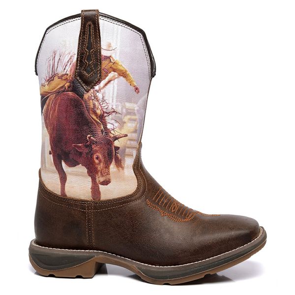 Bota de montaria em best sale touro