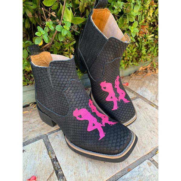 Botina texana cheap feminina