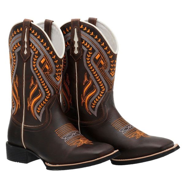 BOTA TEXANA BICO QUADRADO FLOATER - FRANCA BOOTS 
